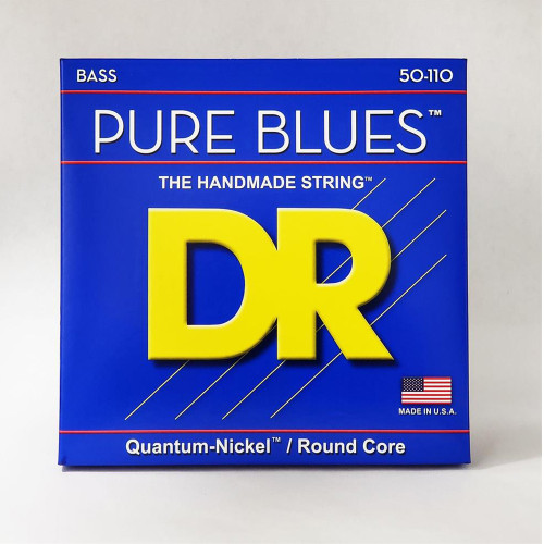 DR Strings PB-50 Pure Blues Quantum Nickel Heavy Bass Guitar Strings 50-110