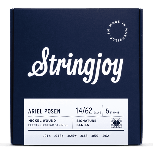 Stringjoy 14-62 Ariel Posen Artist Series Signatures - Nickel Wound Electric Guitar Strings