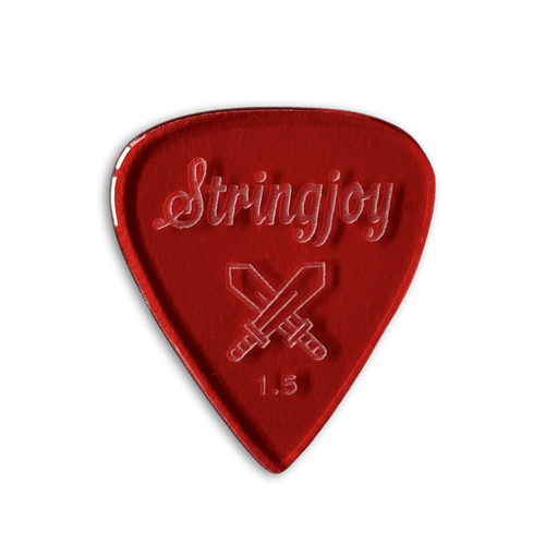Stringjoy 1.5mm Longsword Acrylic Pick - Single