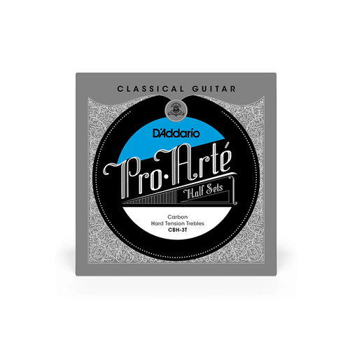 D'Addario CBH-3T Pro-Arte Carbon Classical Guitar Strings, Treble Half Set