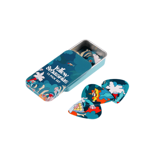D'Addario 1CWH4-10B9 The Beatles Guitar Picks - Yellow Submarine 55th Anniversary · Under the Sea, 0.70mm (10-Pack)