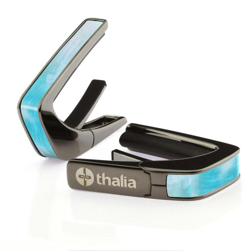 Thalia Deluxe Capo – Azure Seas, Black Chrome (TH-CB201-25)