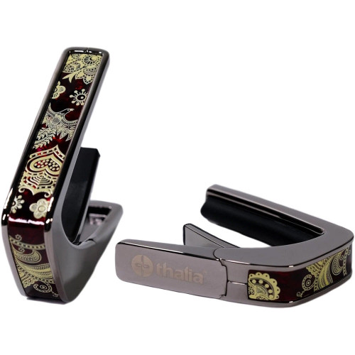 Thalia Deluxe Capo – Crimson Phoenix, Black Chrome (TH-CB201-22)