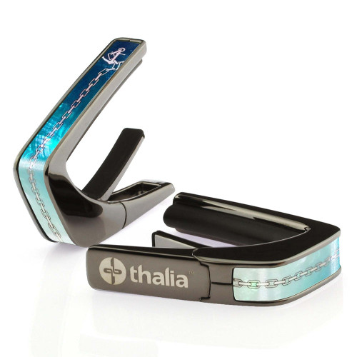 Thalia Deluxe Capo – Fouled Anchor, Black Chrome (TH-CB201-13)
