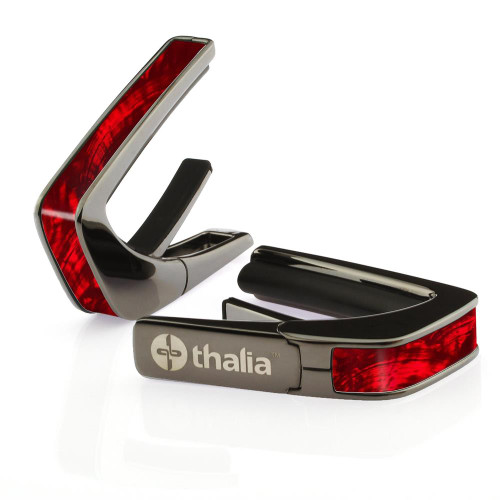 Thalia Capo – Red Angel Wing Inlay, Black Chrome (TH-CB200-RW)