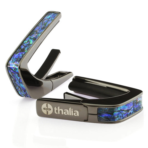 Thalia Capo – Blue Abalone Inlay, Black Chrome (TH-CB200-BA)