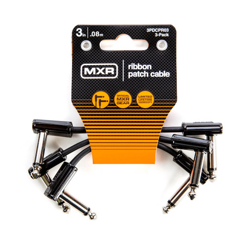 MXR 3PDCPR03 3 in Ribbon Patch Cable - 3 Pack