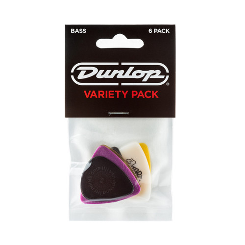 Dunlop PVP117 Bass Pick Variety Pack - 6 Pack