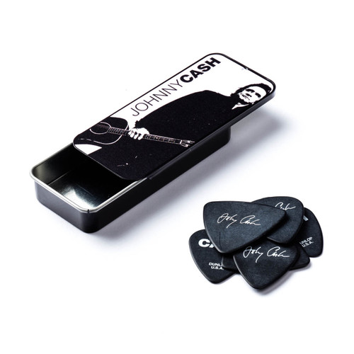 Dunlop JCPT02H Johnny Cash Legend Heavy Gauge Pick Tin (6 Picks)