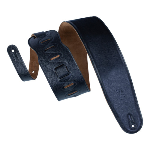 Levy's Heritage Crafted Series Guitar Strap, Black · Extra Long (M4GF-XL-BLK)