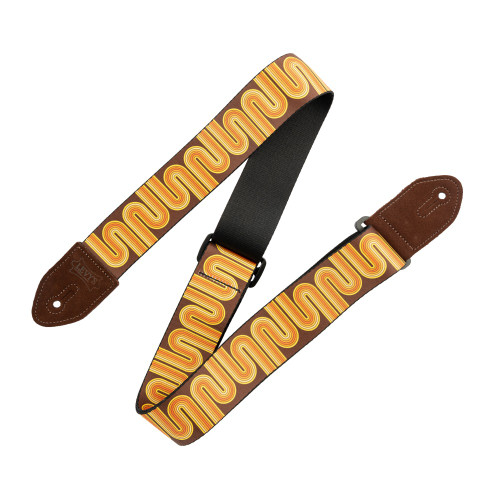 Levy's Mid Century Modern Series Guitar Strap, Sunset Groove (MP2MCM-001)