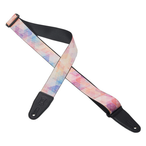 Levy's Graphic Waves Series Guitar Strap, Polygon (MDL8-012)