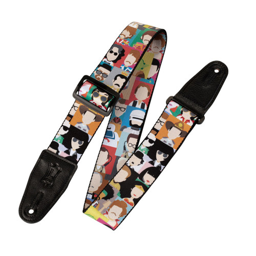 Levy's Graphic Waves Series Guitar Strap, Pop art (MPD2-104)
