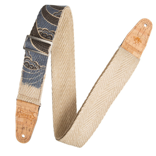 Levy's Vegan Hemp Series Guitar Strap, Island (MH8P-001)