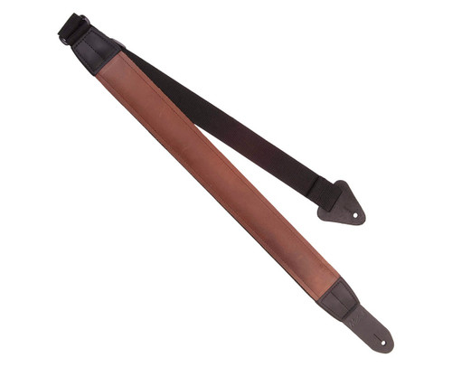 Neotech Slimline Electric/Bass Guitar Strap, Tan Leather, Regular (8222062)