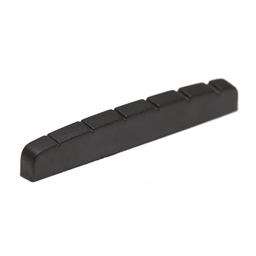 Graph Tech Black TUSQ XL Slotted Nut, Strat Style Flat Bottom (PT-5010-00)