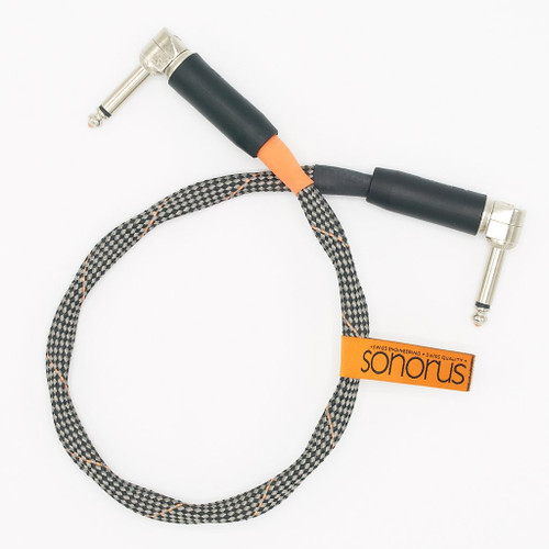 VOVOX Sonorus Protect A Patch Cable 50cm (19.7 in) Angled to Angled 1/4" Jack (6.3211)