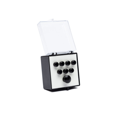 Martin 18APP17 Ebony Bridge Pins & End Pin Set, Slotted