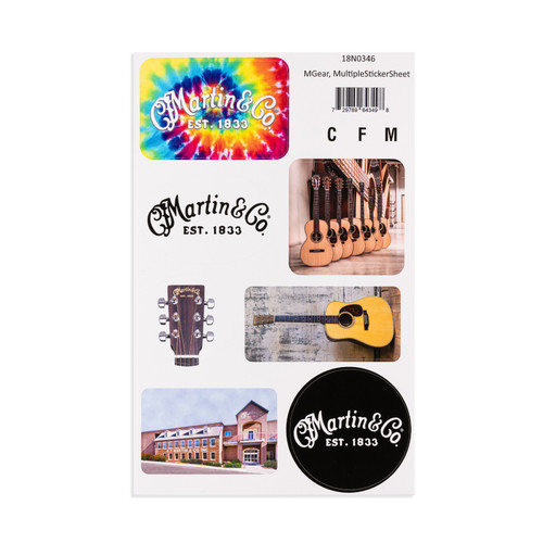 Martin 18N0346 Multiple Sticker Sheet