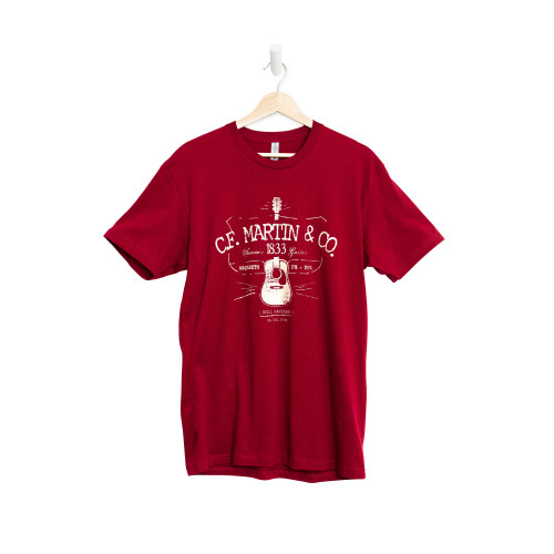 Martin 18C0003L D-28 T-Shirt Red Large