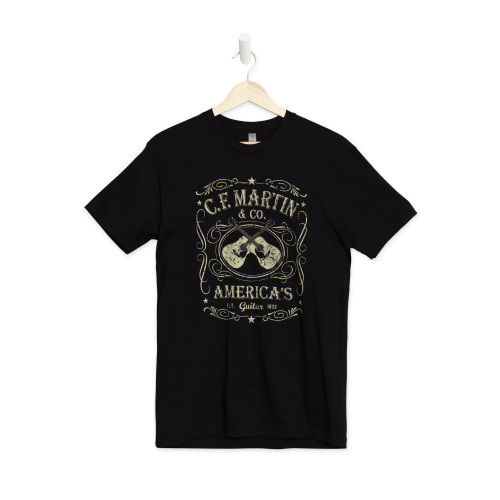 Martin 18C0000M Dual Guitar T-Shirt Black Medium