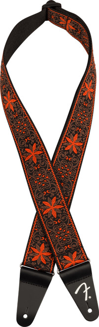 Fender Pasadena Woven Guitar Strap Orange Wallflower