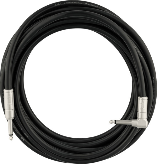 Fender Professional Series Kill Switch Instrument Cable Black 18.6ft (5.5m) Straight/Angle