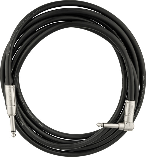 Fender Professional Series Kill Switch Instrument Cable Black 10ft (3m) Straight/Angle