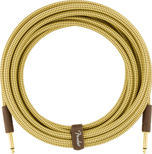 Fender Deluxe Series Tweed Instrument Cable 18.6ft (5.5m) Straight/Straight