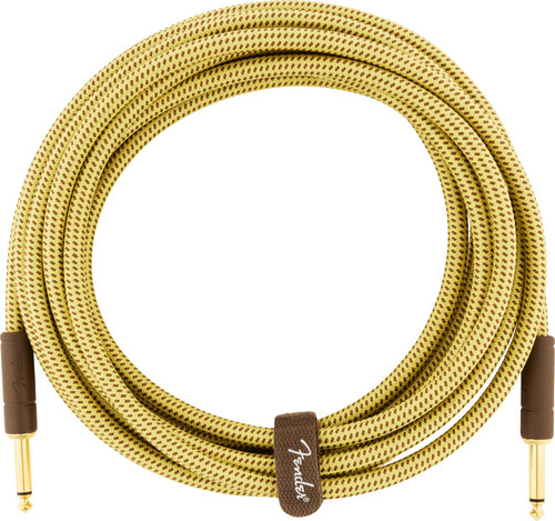 Fender Deluxe Series Tweed Instrument Cable 15ft (4.5m) Straight/Straight