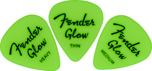Fender Glow In The Dark Picks Assorted (12-Pack)