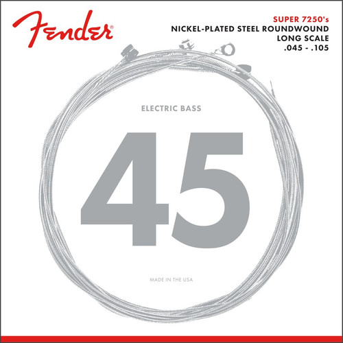 Fender SubSonic 7250M Nickel-Plated Steel Bass Strings 45-105 (original packaging)
