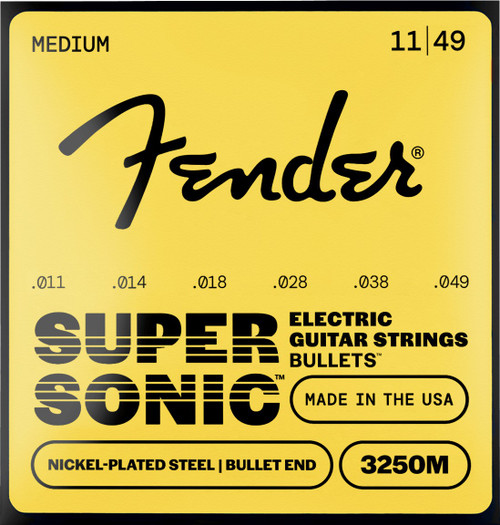 Fender SuperSonic Bullets 3250M Nickel-Plated Steel Electric Guitar Strings 11-49