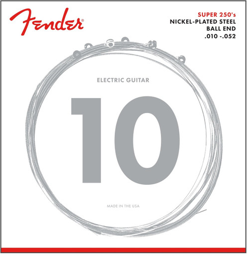 Fender SuperSonic 250RH Nickel-Plated Steel Guitar Strings 10-52 (original packaging)