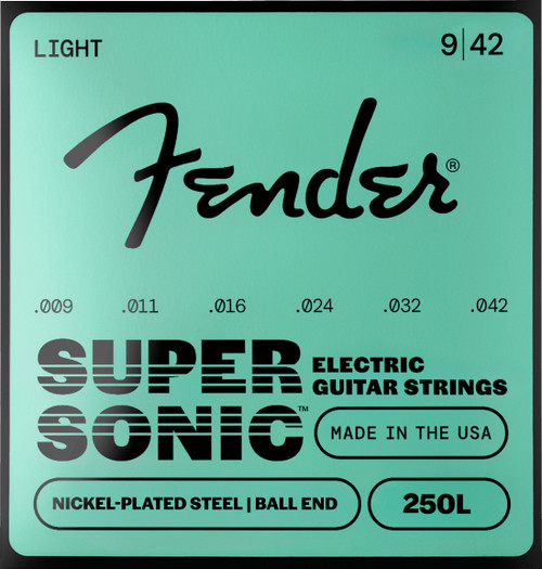 Fender SuperSonic 250L Nickel-Plated Steel Guitar Strings 9-42