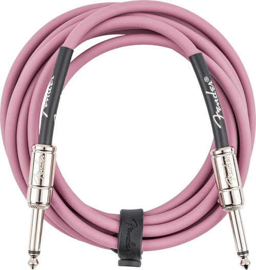 Fender Contour Series Instrument Cable Burgundy Mist 15ft (4.5m)