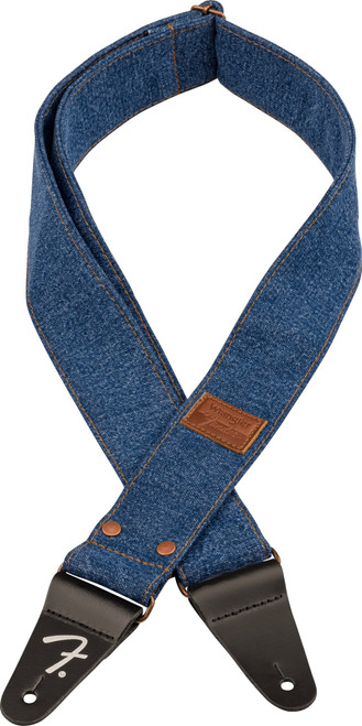 Fender x Wrangler Denim Guitar Strap Indigo 2in (5cm)