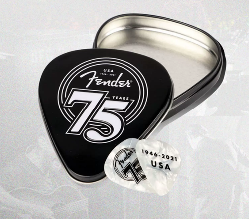 Fender 75th Anniversary Pick Tin (18 Picks)