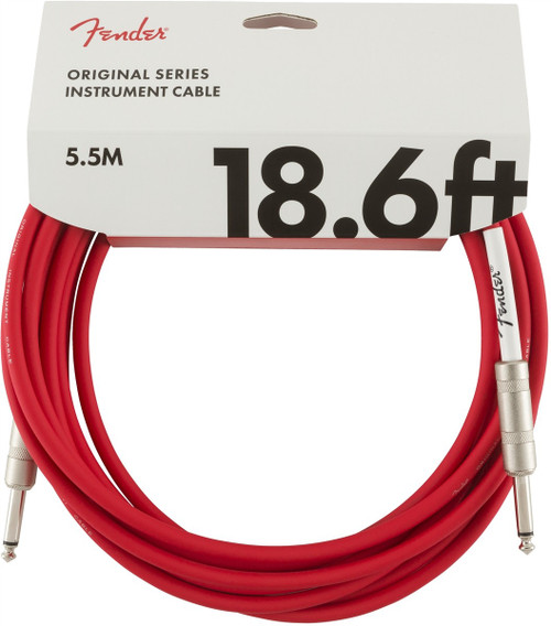 Fender Original Series Instrument Cable Fiesta Red 18.6ft (5.5m)