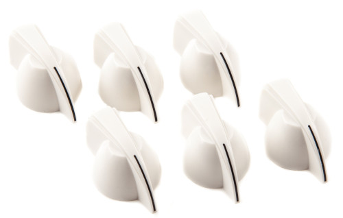 Fender Chicken Head Amp Knobs White (6-Pack)