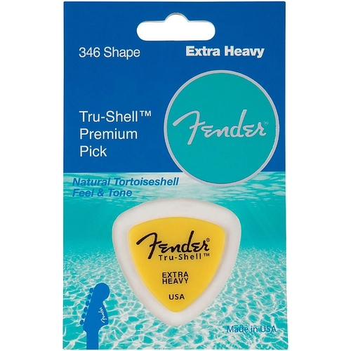 Fender Tru-Shell Casein 346 Shape Single Guitar Pick (Random Color)