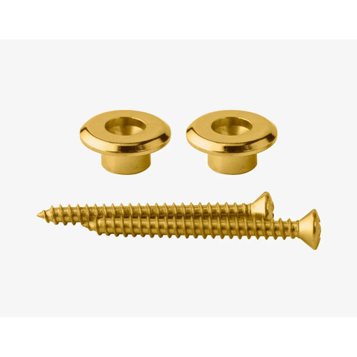 PRS Strap Buttons with Screws Gold (Set of 2)