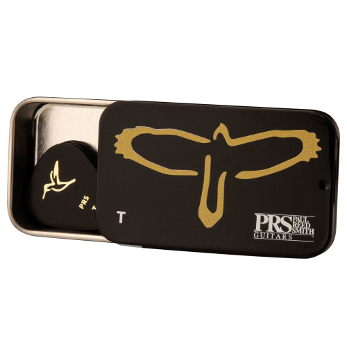 PRS Gold Birds Assorted Guitar Picks with Tin Medium (12-Pack)