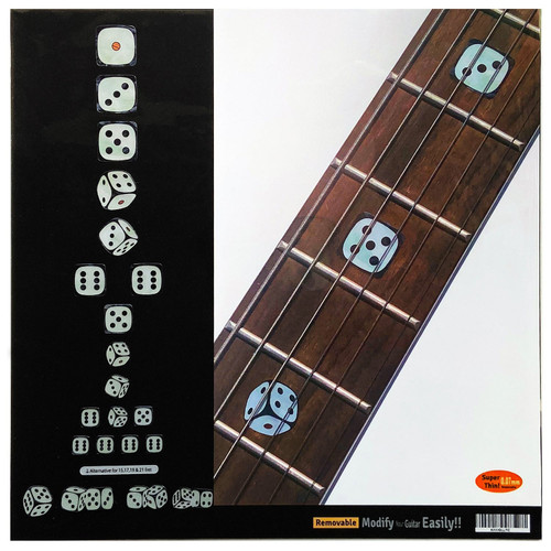Jockomo Rolling Dice Fret Marker Inlay Stickers