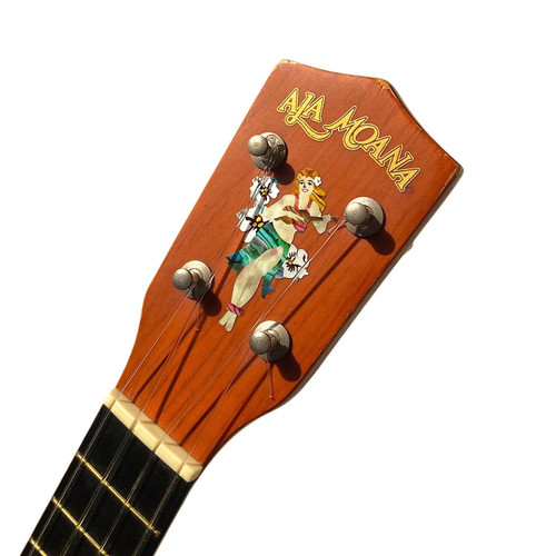 Jockomo Hula Girl Headstock Inlay Sticker for Ukulele