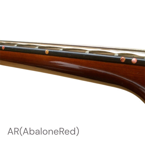 Jockomo 1/8 in. (3 mm) Side Dot Inlay Stickers, Abalone Red