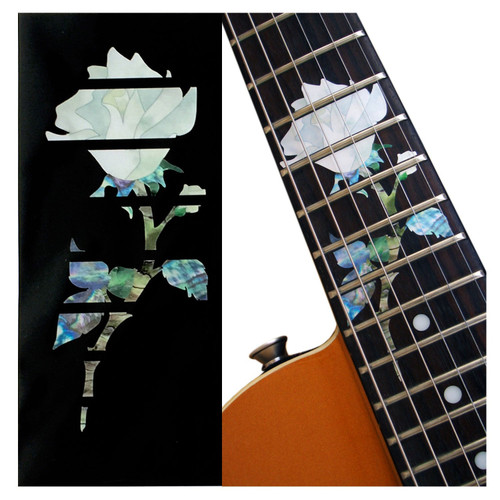 Jockomo Single Rose Fret Marker Inlay Stickers