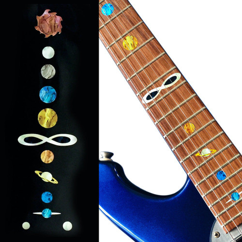 Jockomo Planets Fret Marker Inlay Stickers