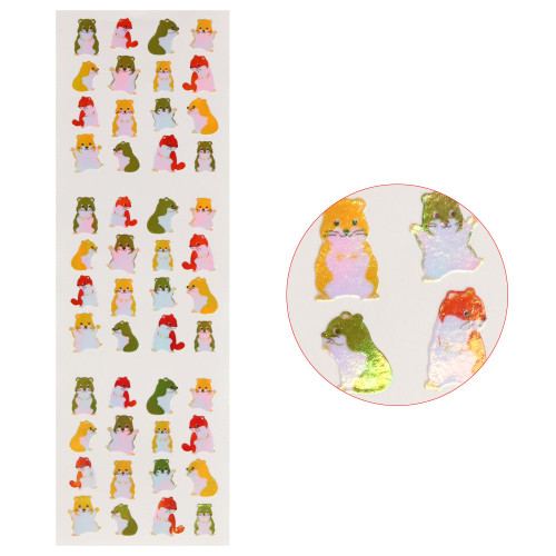 PYLON Aurora Hamster Stickers - Made in Japan