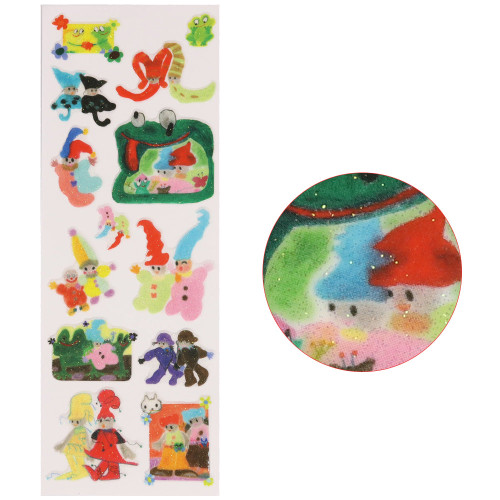 PYLON Clown Glitter Stickers - Made in Japan